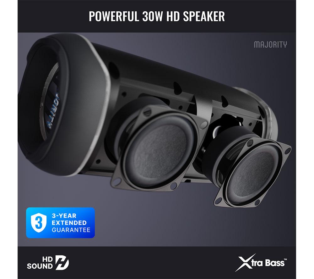 MAJORITY MOVE 2 Bluetooth Portable Speaker - Electric Blue & Charcoal