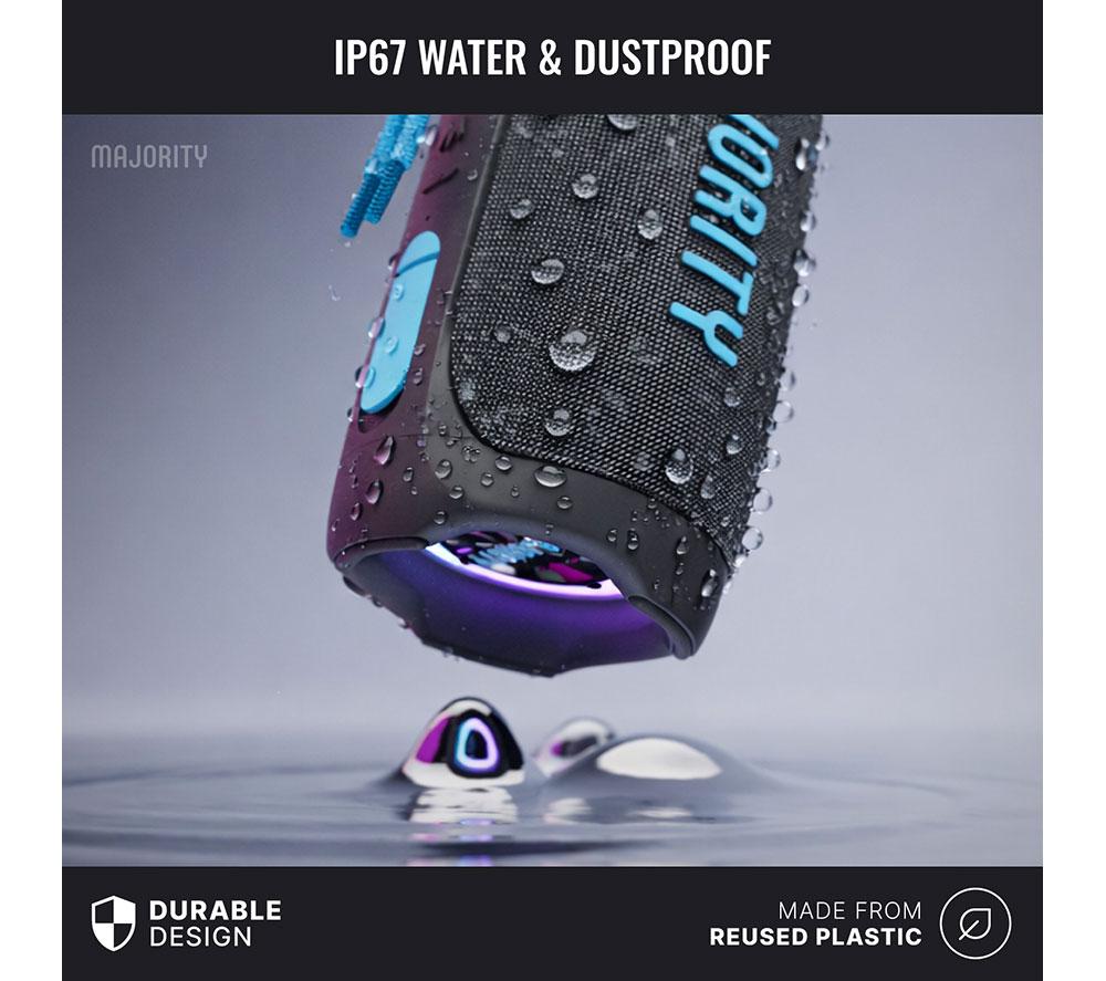 MAJORITY MOVE M3 Bluetooth Portable Speaker - Electric Blue & Charcoal