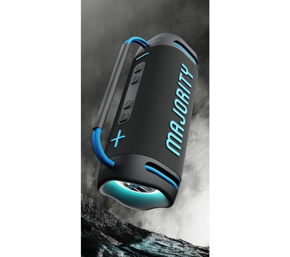 MAJORITY Move M4 Bluetooth Portable Speaker - Electric Blue & Charcoal