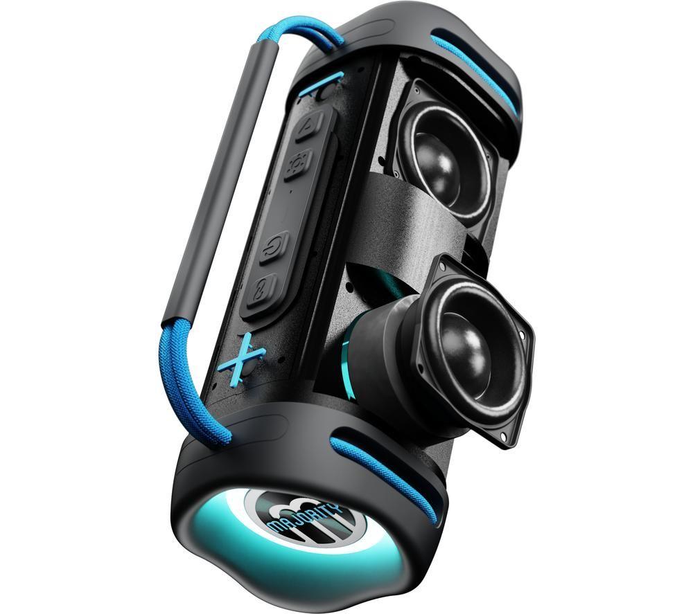 MAJORITY Move M4 Bluetooth Portable Speaker - Electric Blue & Charcoal