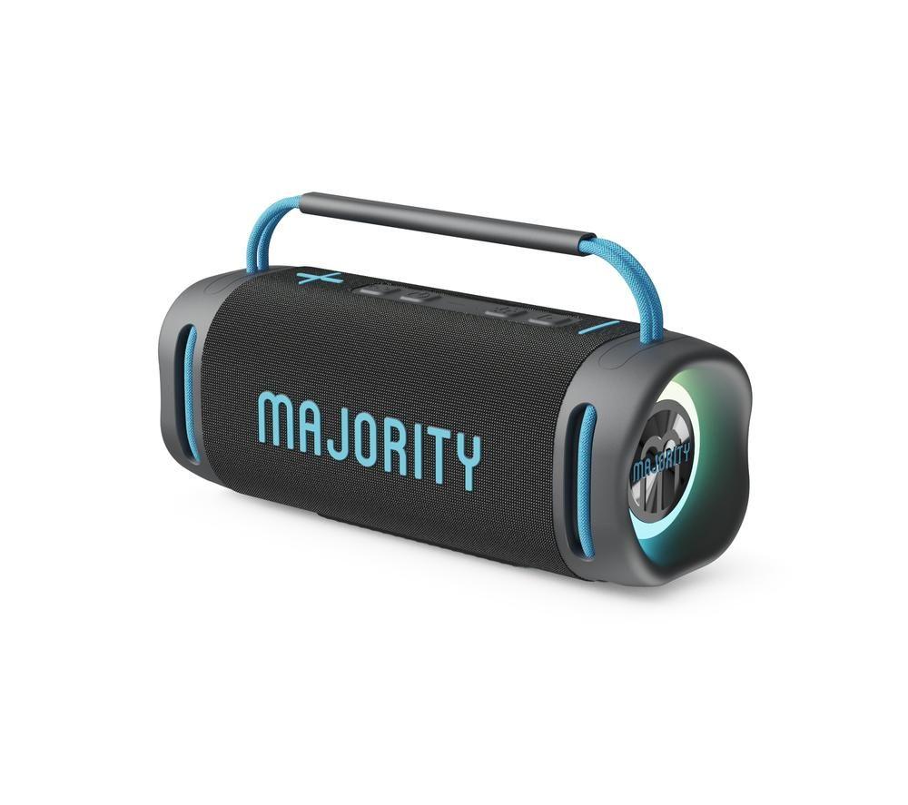MAJORITY Move M4 Bluetooth Portable Speaker - Electric Blue & Charcoal