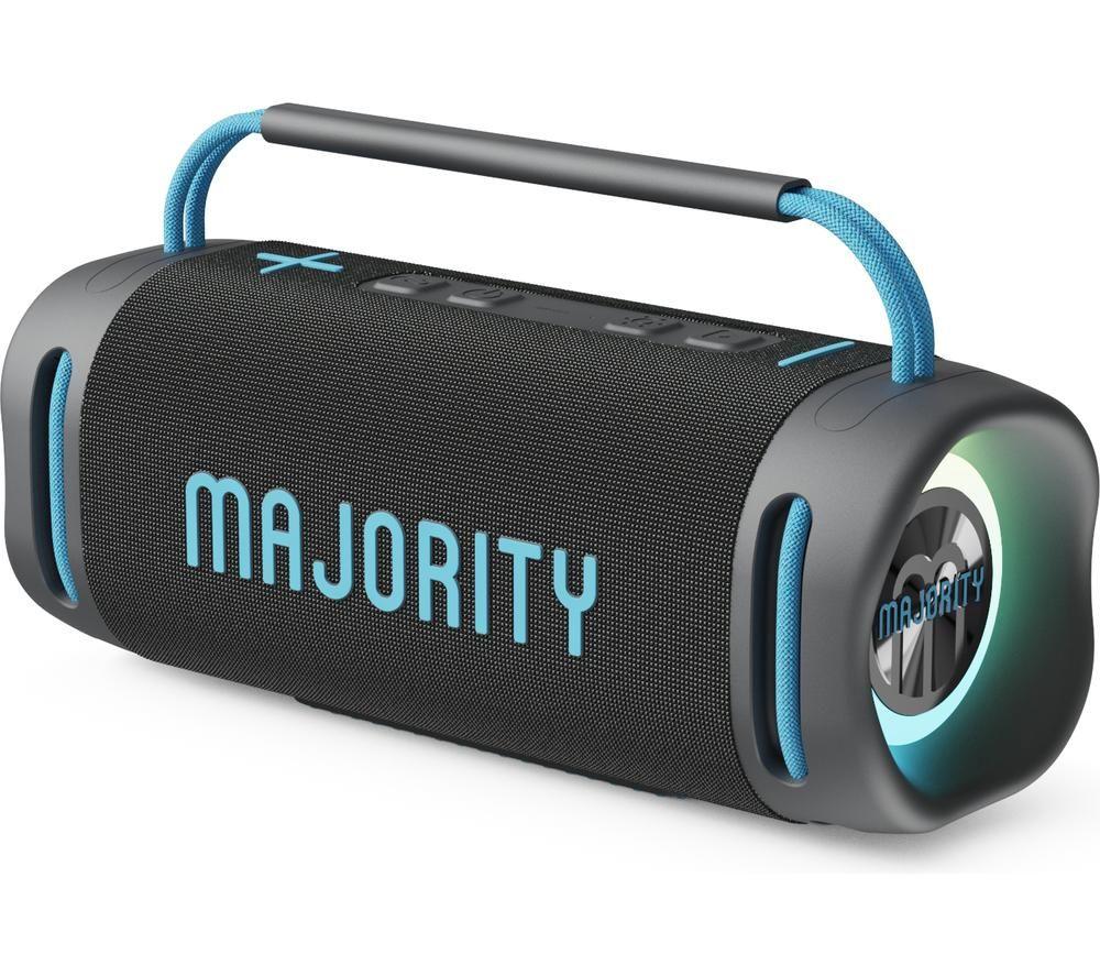 MAJORITY Move M4 Bluetooth Portable Speaker - Electric Blue & Charcoal