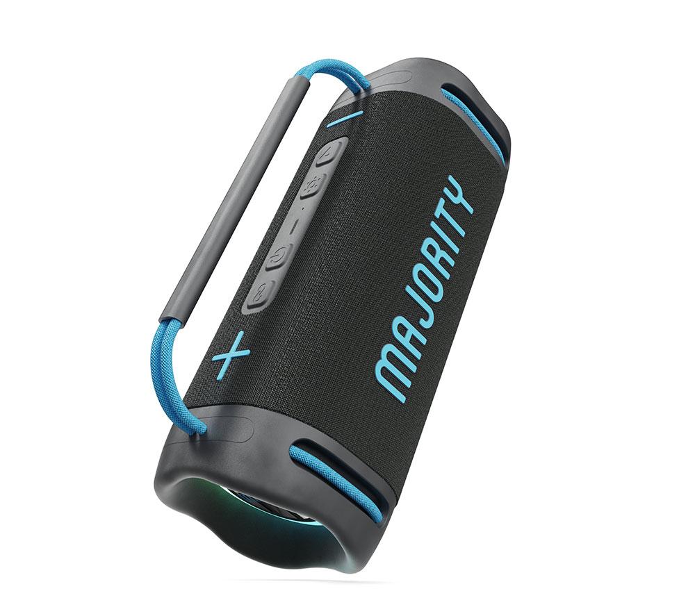 MAJORITY Move M4 Bluetooth Portable Speaker - Electric Blue & Charcoal
