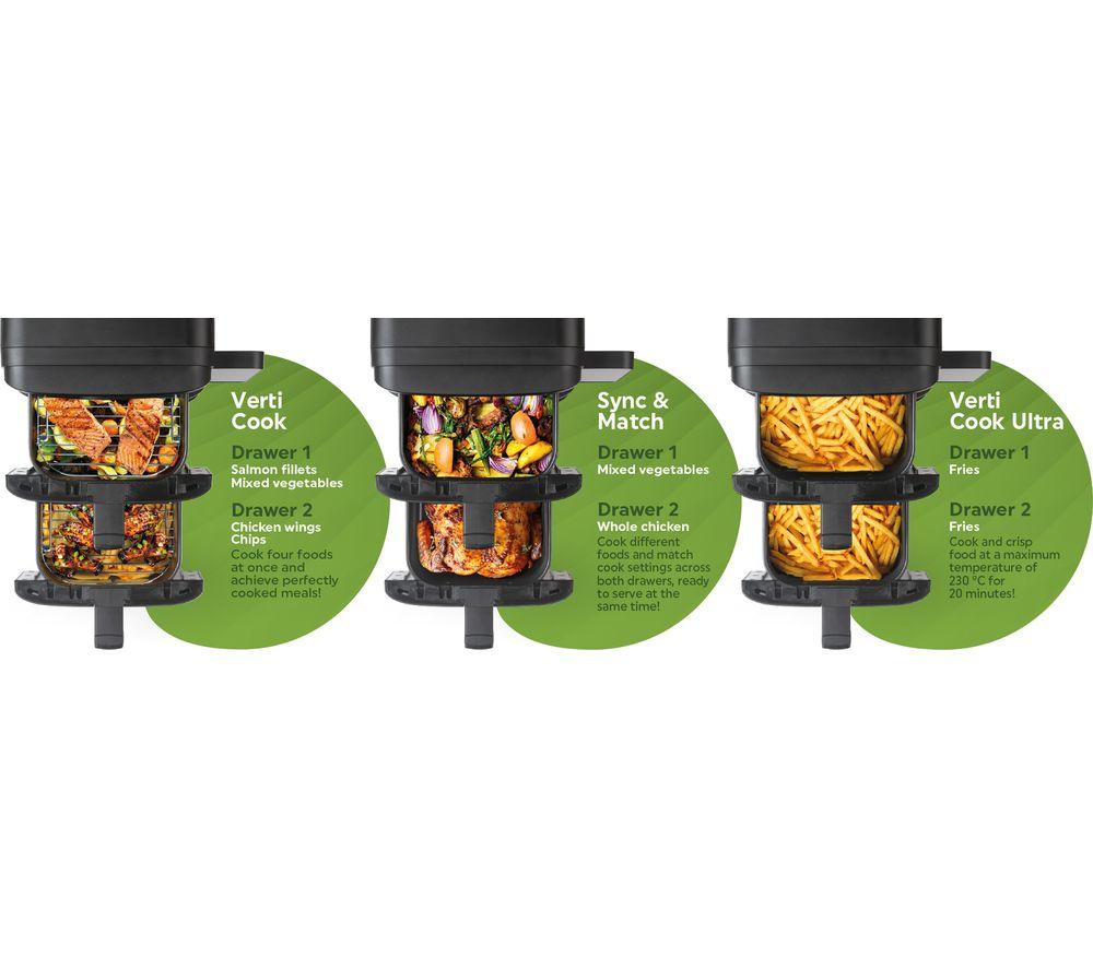 SALTER VertiCook Ultra EK6642 9L Dual Air Fryer - Black