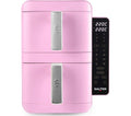 SALTER Retro VertiCook Ultra EK6642PNK 9L Dual Air Fryer - Pink & Cream