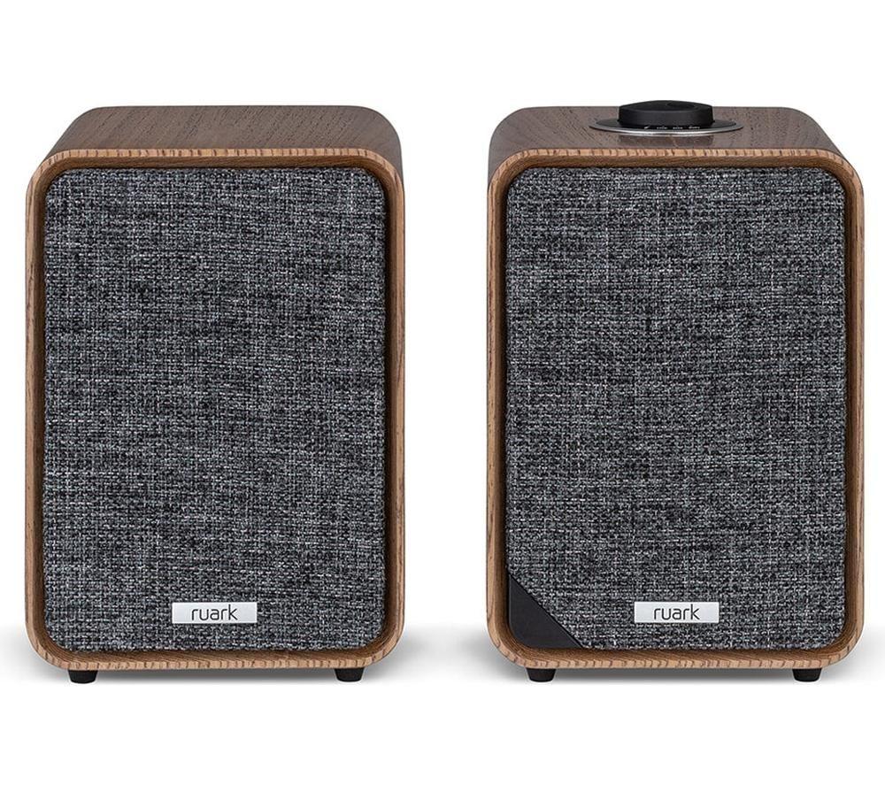 RUARK MR1 Mk3 Bluetooth Desktop Speakers - Rich Walnut