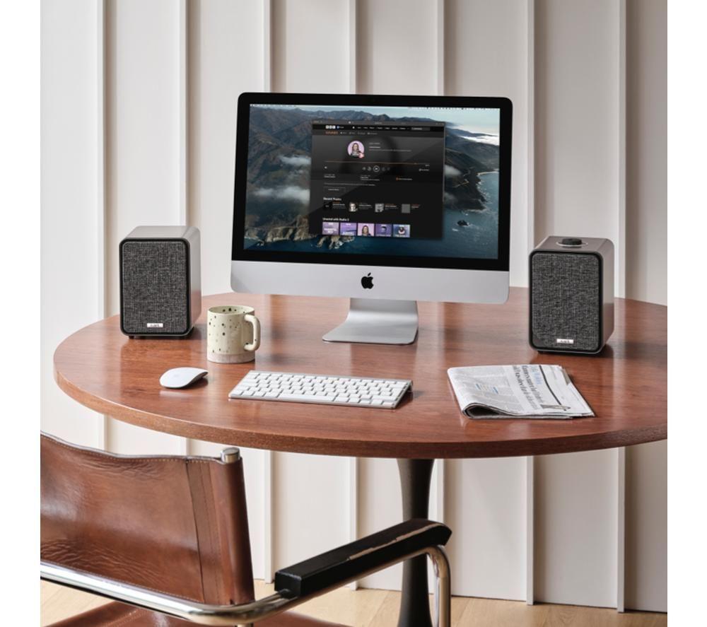 Altavoces de escritorio Bluetooth RUARK MR1 Mk3 - Carbón satinado