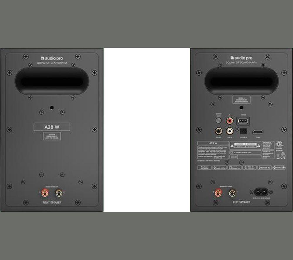 AUDIO PRO A28 W Wireless Multi-room Speakers - Black