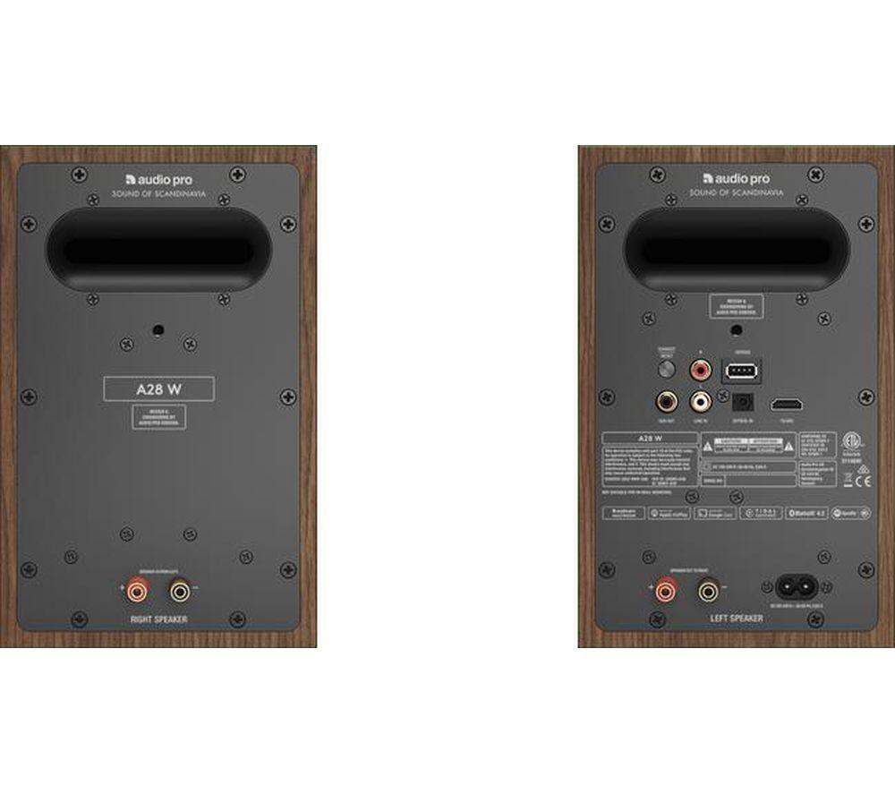 Altavoces inalámbricos multisala AUDIO PRO A28 - Nogal