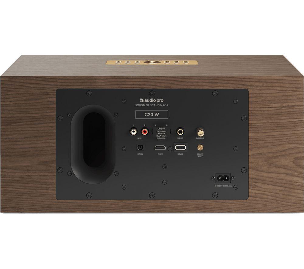 AUDIO PRO C20 W Portable Wireless Multi-room Speakers - Walnut
