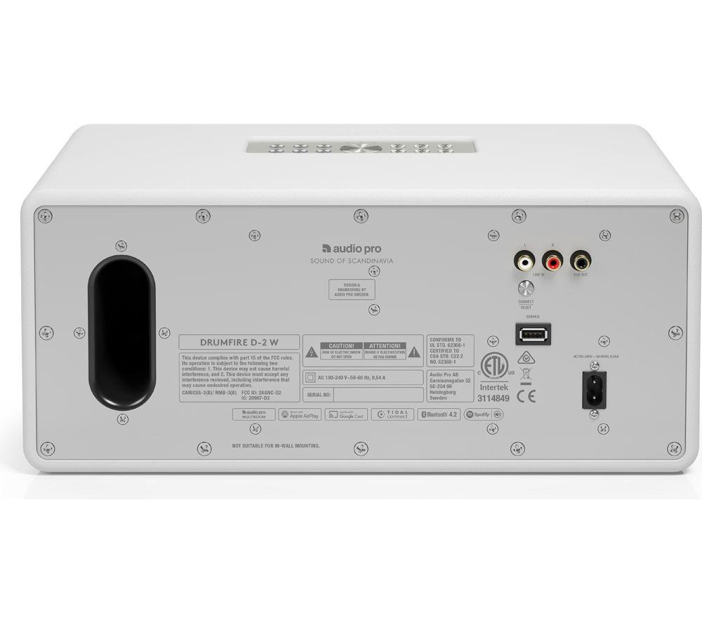 Altavoz inalámbrico multisala AUDIO PRO Drumfire D-2 W - Blanco