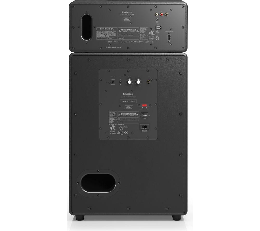 AUDIO PRO Drumfire II W Wireless Bluetooth Multi-room Speaker - Black