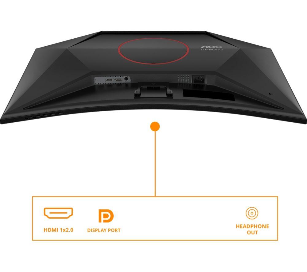 AOC C32G42ZE Full HD 32" Curved VA Gaming Monitor - Black