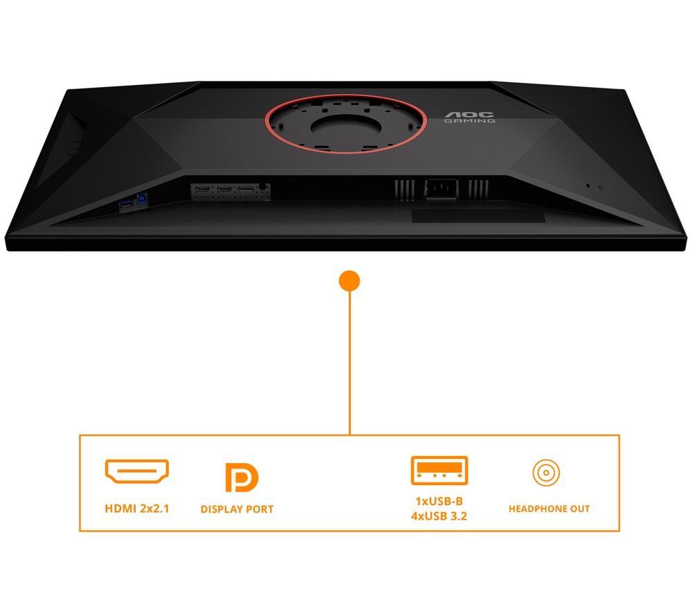 AOC U32G4U 4K Ultra HD 31.5" Fast IPS Dual-Mode Gaming Monitor - Black