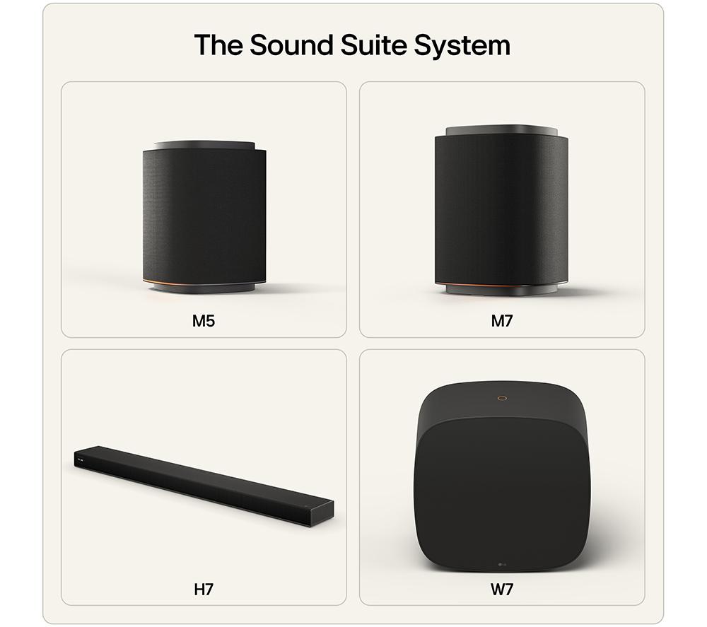 LG Sound Suite H7 9.1.6 All-in-One Sound Bar with Dolby Atmos FlexConnect