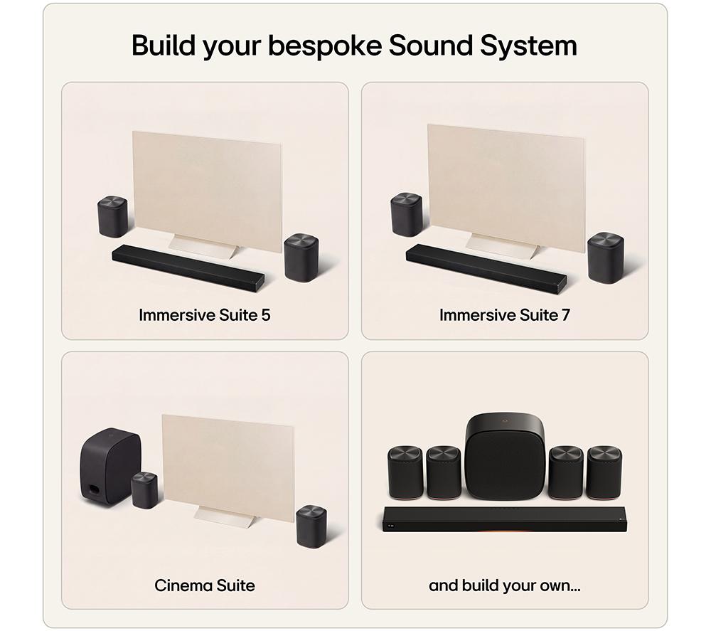LG Sound Suite H7 9.1.6 All-in-One Sound Bar with Dolby Atmos FlexConnect