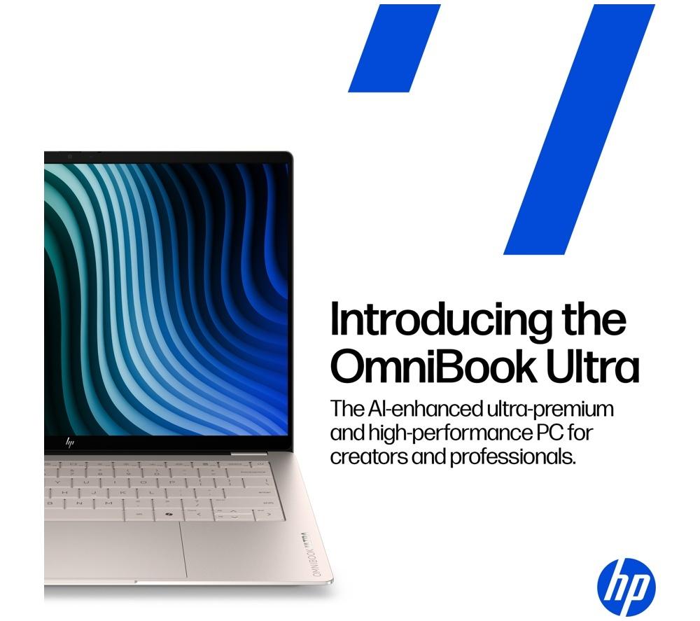 HP OmniBook Ultra Next Gen AI 14" Laptop - Intel® Core™ Ultra 7, 2 TB SSD, Silk Sand