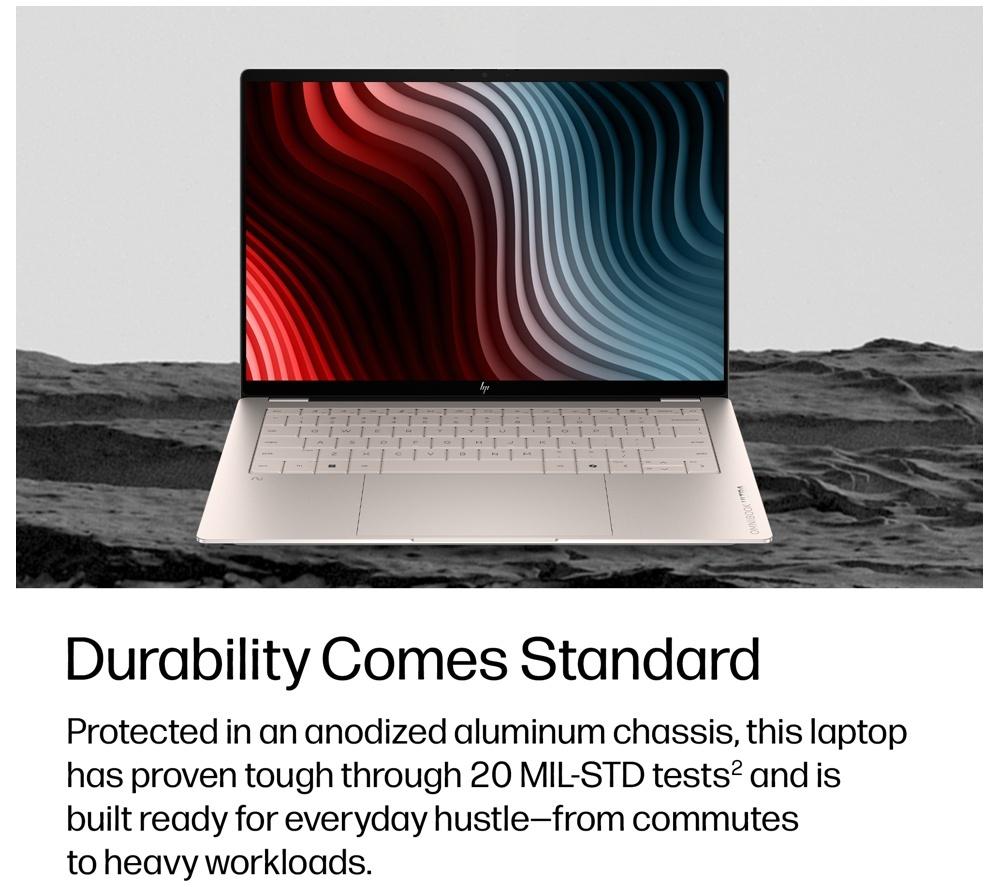 HP OmniBook Ultra Next Gen AI 14" Laptop - Intel® Core™ Ultra 7, 2 TB SSD, Silk Sand