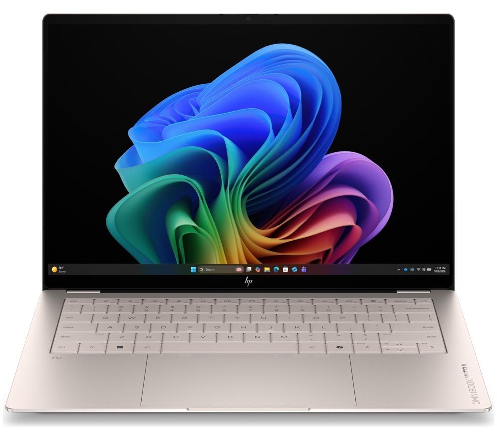 HP OmniBook Ultra Next Gen AI 14" Laptop - Intel® Core™ Ultra 7, 2 TB SSD, Silk Sand