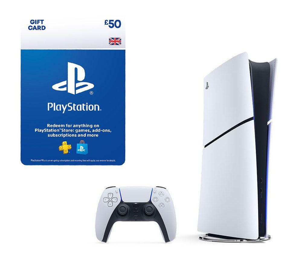 SONY PlayStation 5 Digital Edition and Gift Card (£50) Bundle