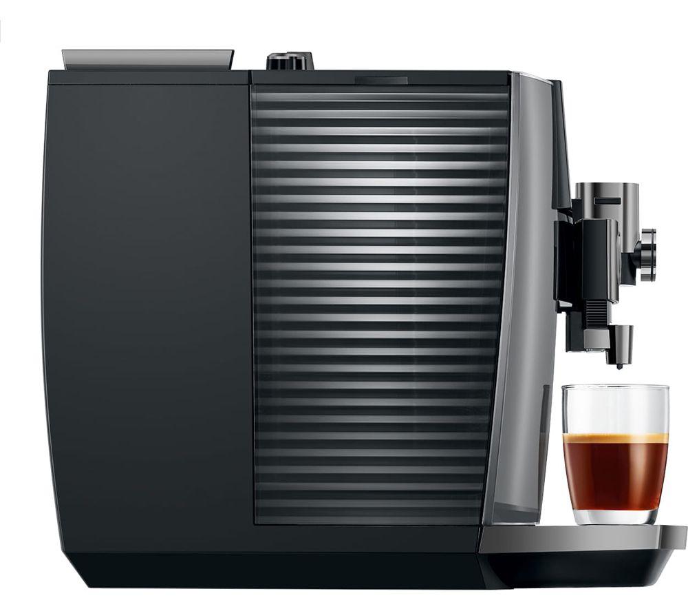 Cafetera automática de doble cabezal JURA J10 Smart de grano a taza - Diamond Onyx