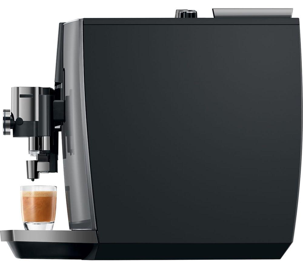 Cafetera automática de doble cabezal JURA J10 Smart de grano a taza - Diamond Onyx