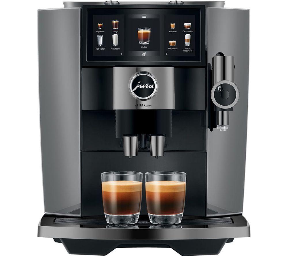 JURA J10 Twin Smart Bean to Cup Coffee Machine - Diamond Onyx