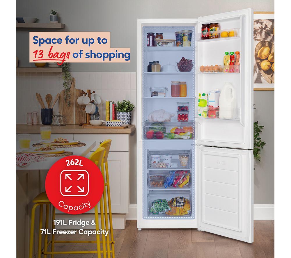 RUSSELL HOBBS RH180FF552E1W 70/30 Fridge Freezer - White