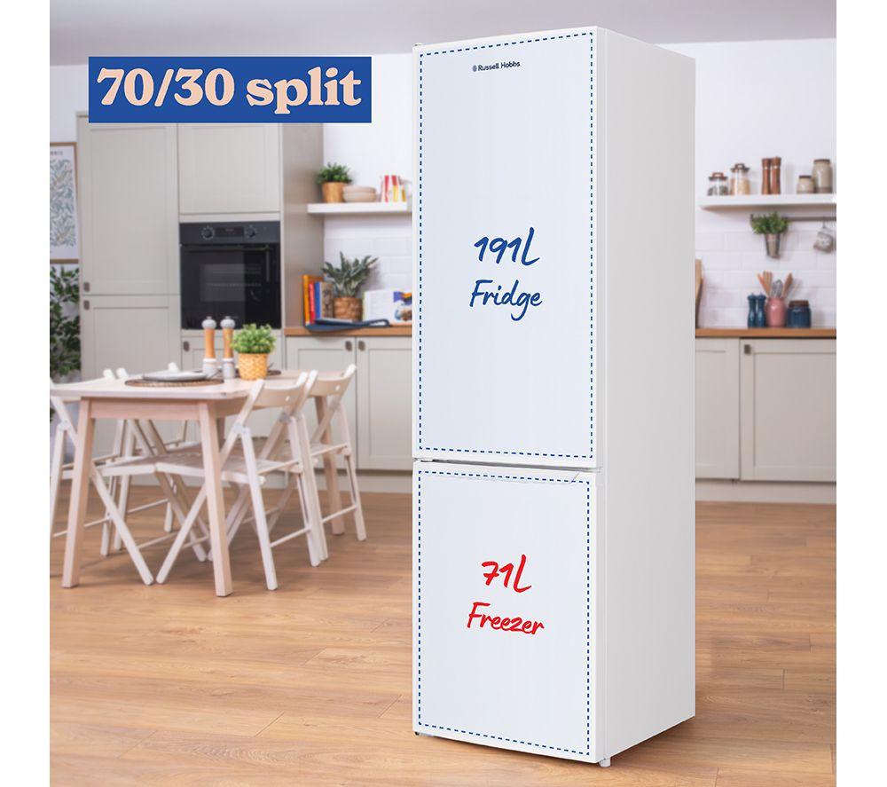 RUSSELL HOBBS RH180FF552E1W 70/30 Fridge Freezer - White