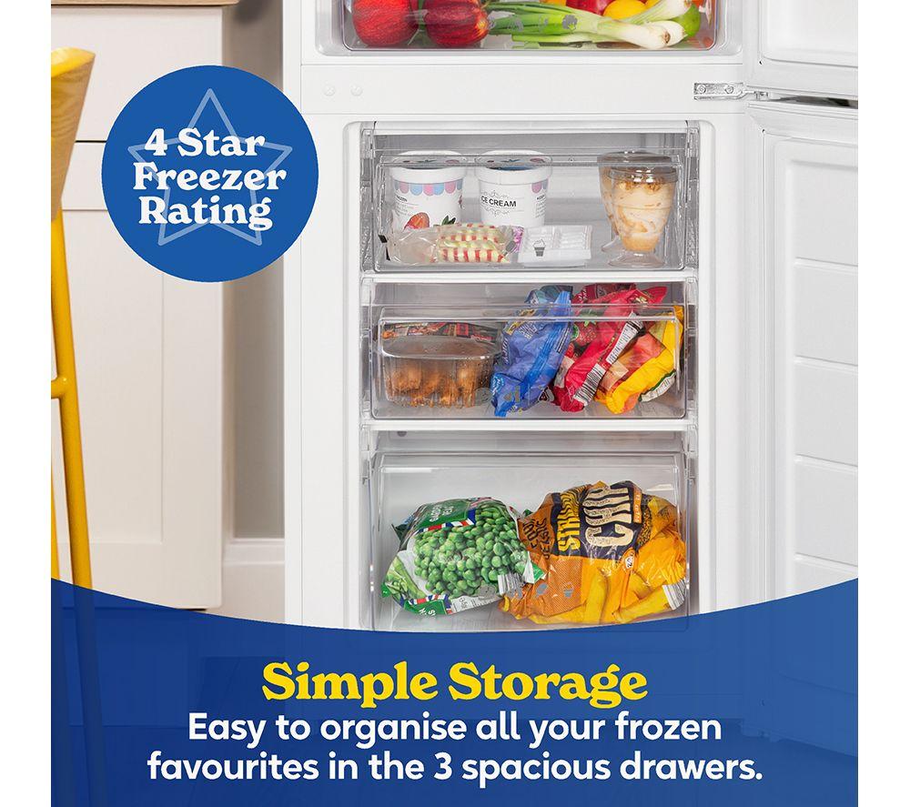 RUSSELL HOBBS RH180FF552E1W 70/30 Fridge Freezer - White