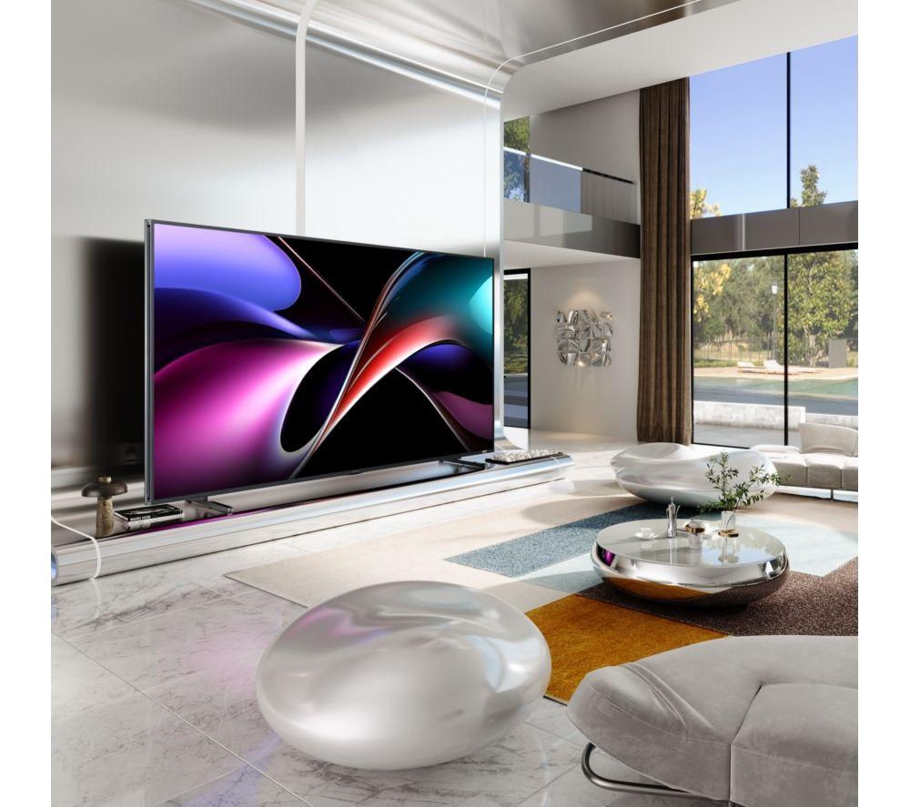 HISENSE UX TV con Mini LED RGB de triple croma y IA inteligente de 100" con Freely - 100UXQTUK