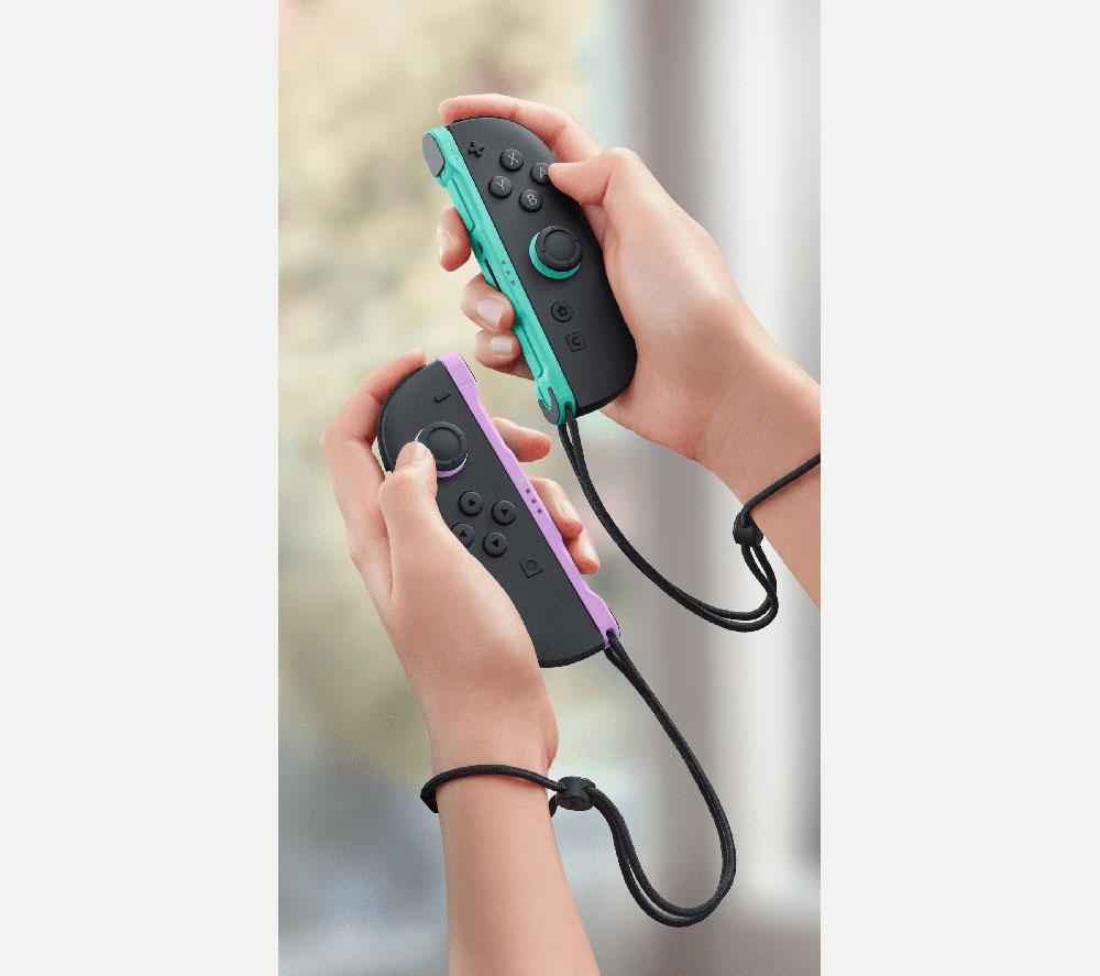 NINTENDO Switch Joy-Con 2er Wireless-Controller-Paar – Violett & Grün