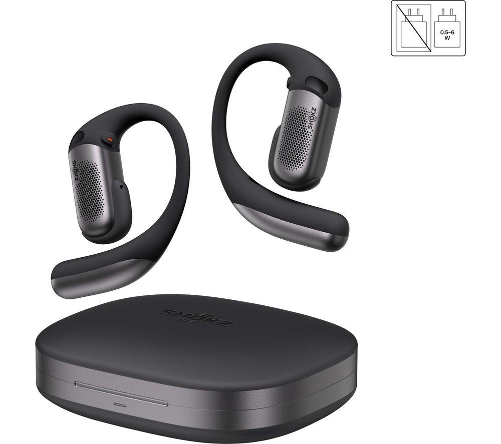 Auriculares Bluetooth inalámbricos con cancelación de ruido SHOKZ OpenFit Pro - Negro