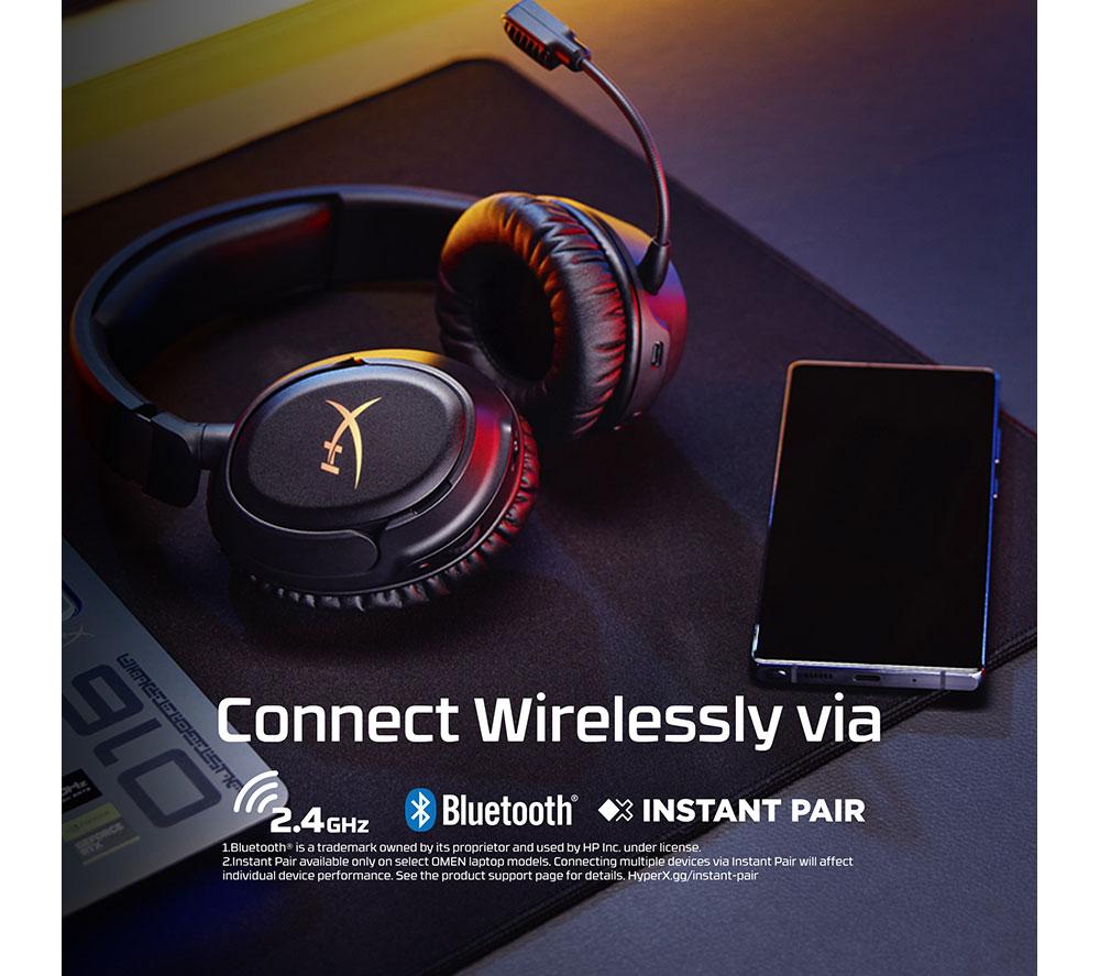 HYPERX Cloud Flight 2 kabelloses Gaming-Headset - Weiß
