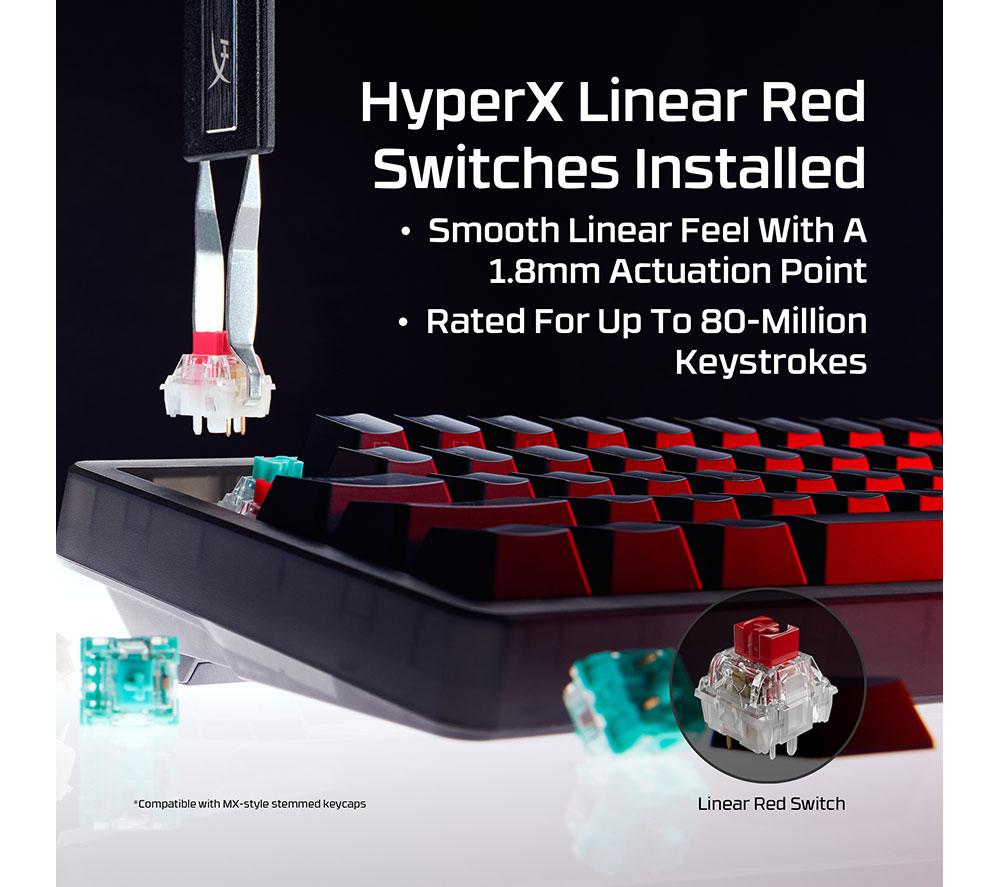 HYPERX Origins 2 65 RGB Mechanical Gaming Keyboard - Black