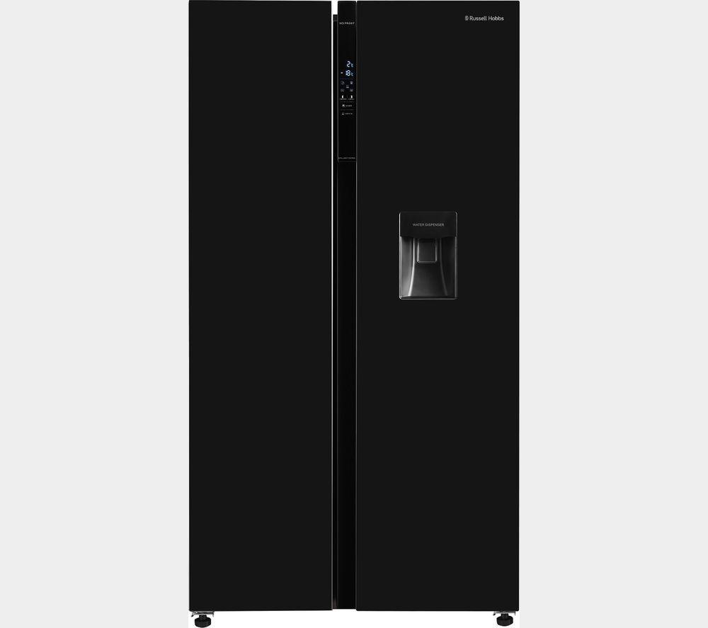 RUSSELL HOBBS RH90AFF201B-WD American-Style Fridge Freezer - Black