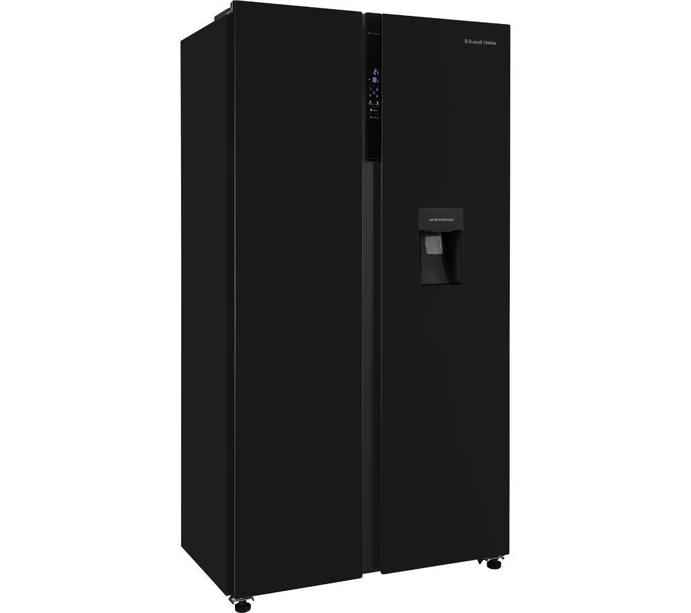 RUSSELL HOBBS RH90AFF201B-WD American-Style Fridge Freezer - Black