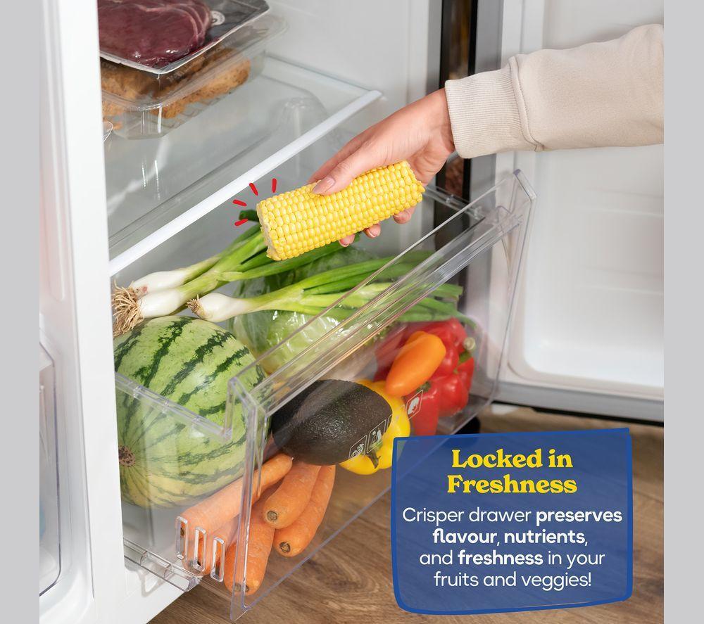 RUSSELL HOBBS RH90AFF201B-WD American-Style Fridge Freezer - Black