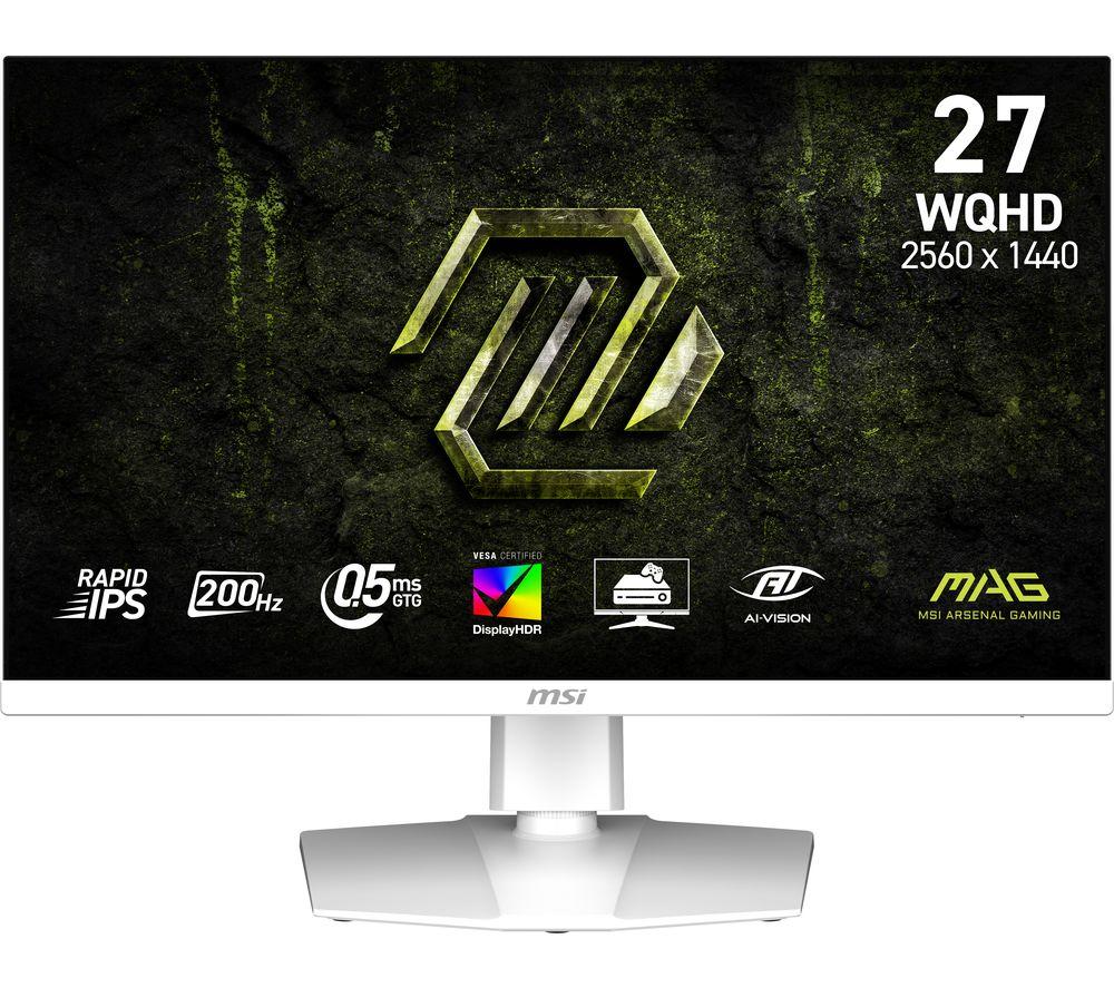 MSI MAG 274QRFW E20 Wide Quad HD 27” Rapid IPS Gaming Monitor - White
