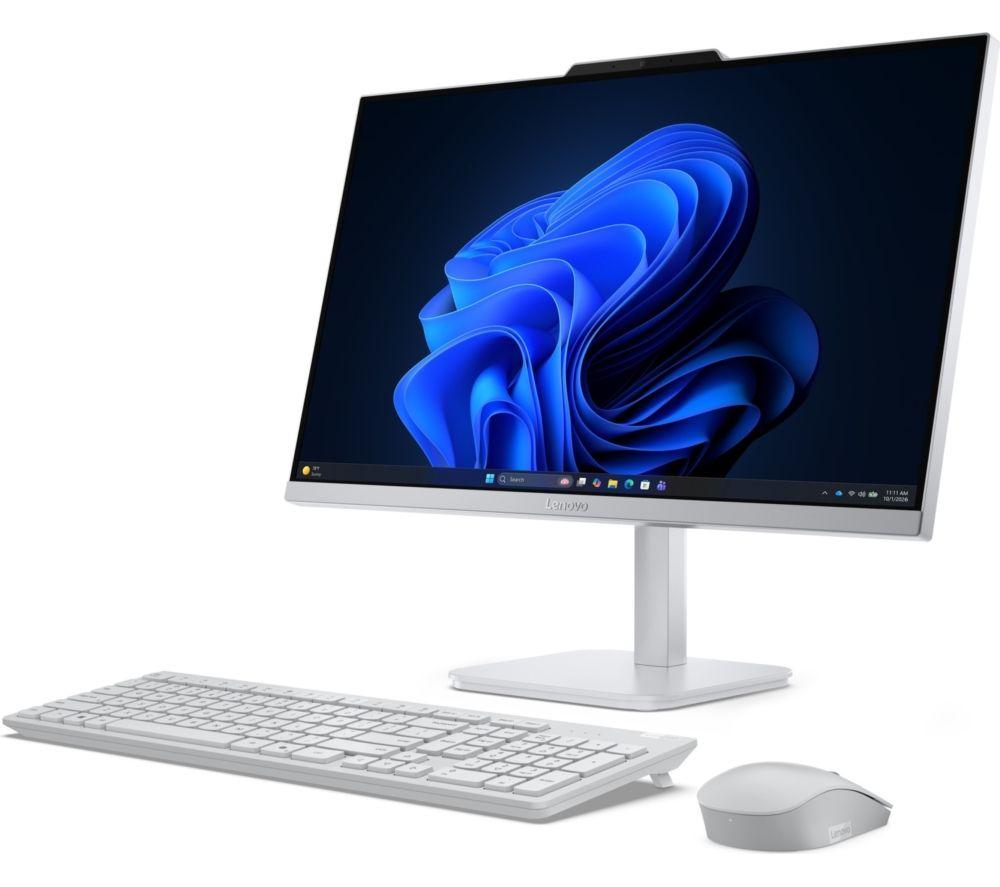 LENOVO A105 PC todo en uno de 23,8" - AMD Ryzen 5 40, SSD de 512 GB, gris nube