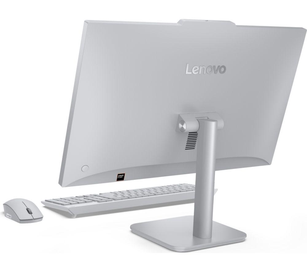 LENOVO A105 PC todo en uno de 23,8" - AMD Ryzen 5 40, SSD de 512 GB, gris nube