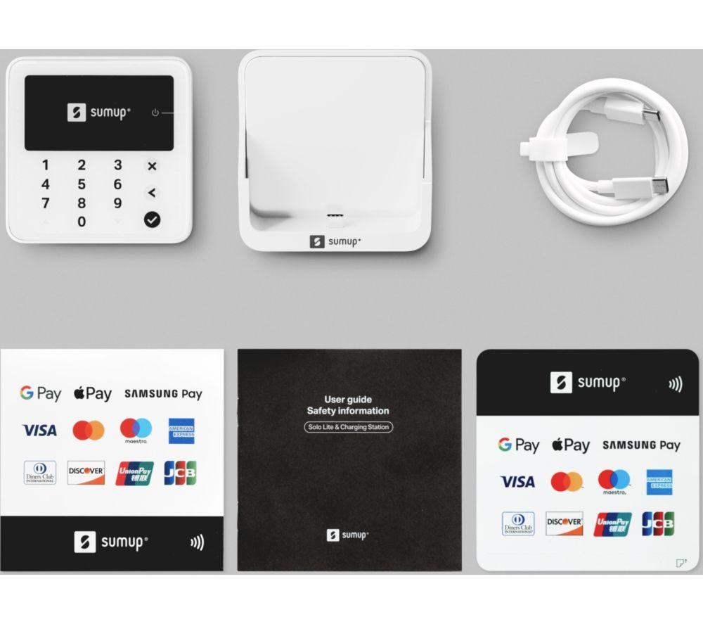 SUMUP Solo Lite Card Reader & Charging Station Bundle