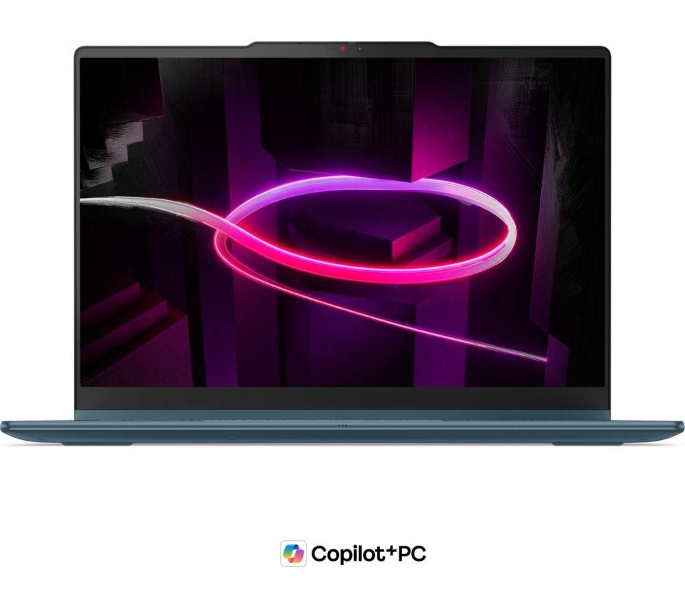 Portátil 2 en 1 LENOVO Yoga 7 de 14", Copilot+ PC - AMD Ryzen AI 7, SSD de 1 TB, Tidal Teal