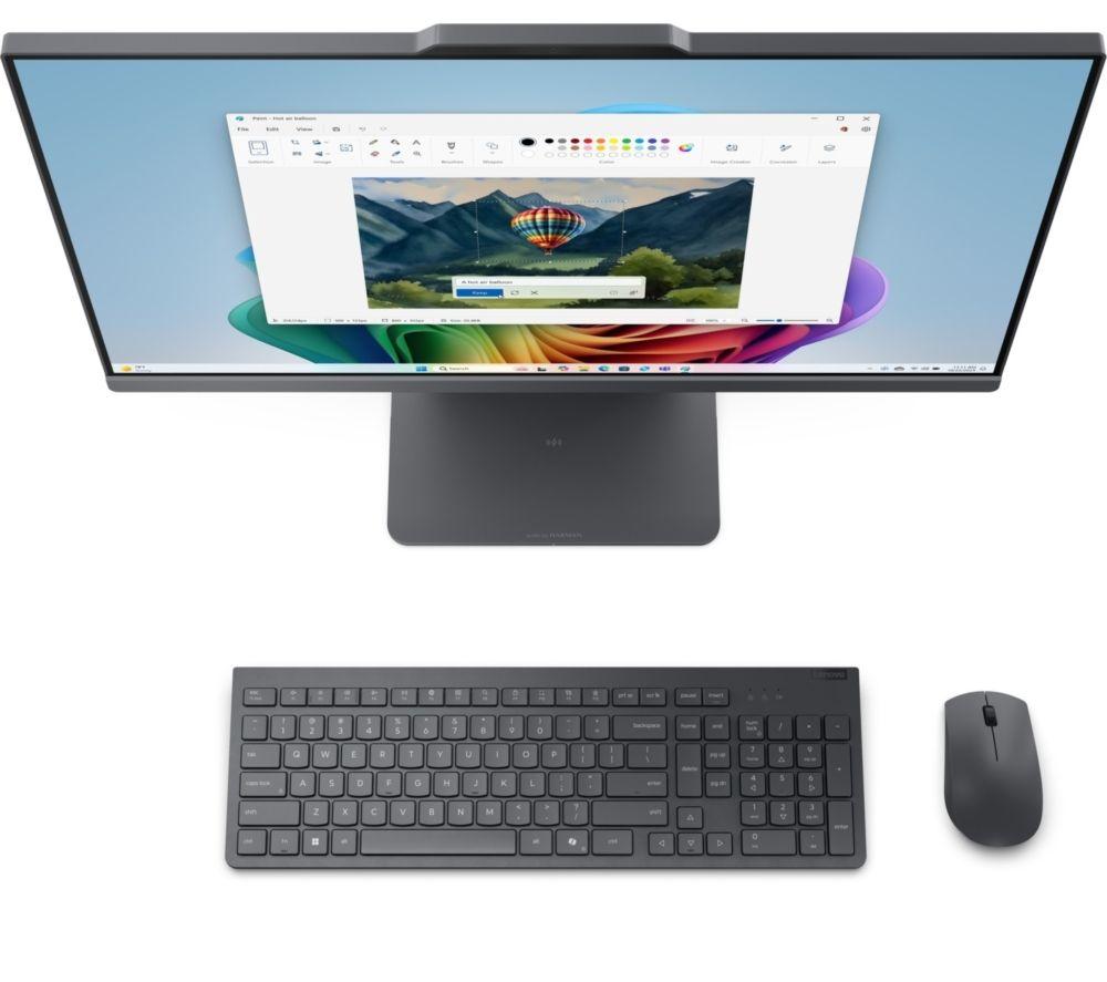 LENOVO IdeaCentre AIO 23.8” All‑in‑One PC – AMD Ryzen 7, 512 GB SSD, Luna Grey