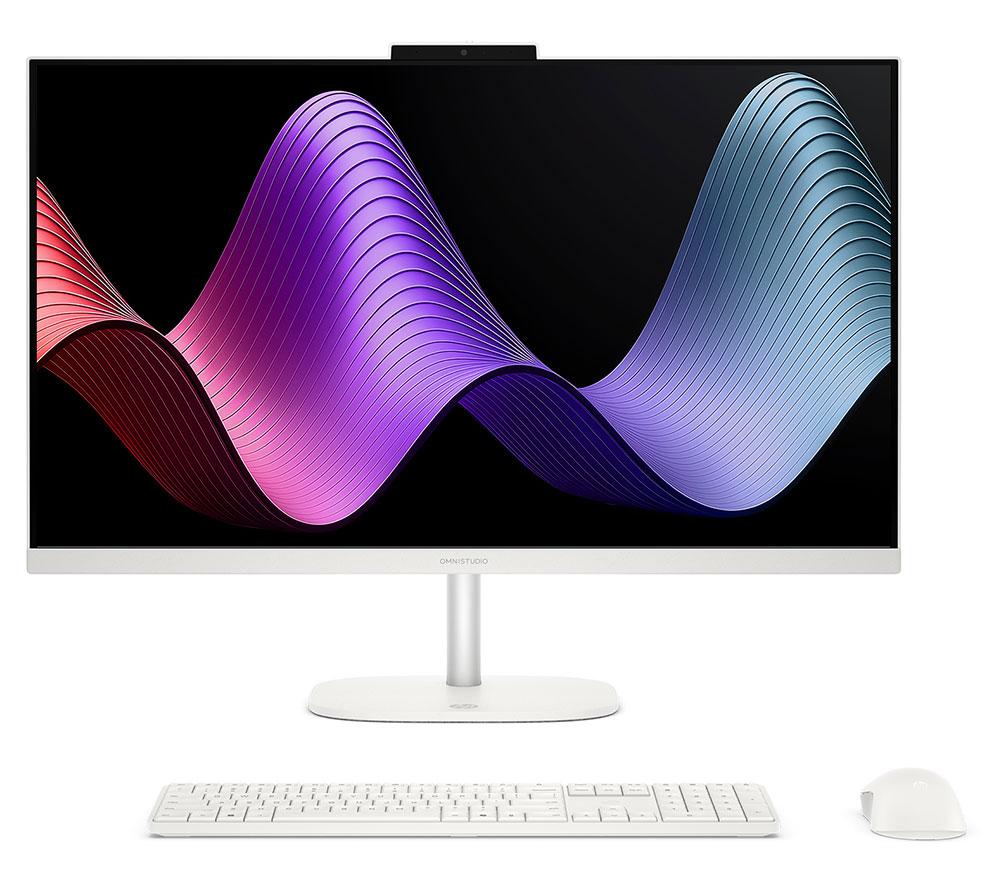 HP OmniStudio 27-cu0003na 27" All-in-One PC - Intel® Core™ 5, 1 TB SSD, Cotton White