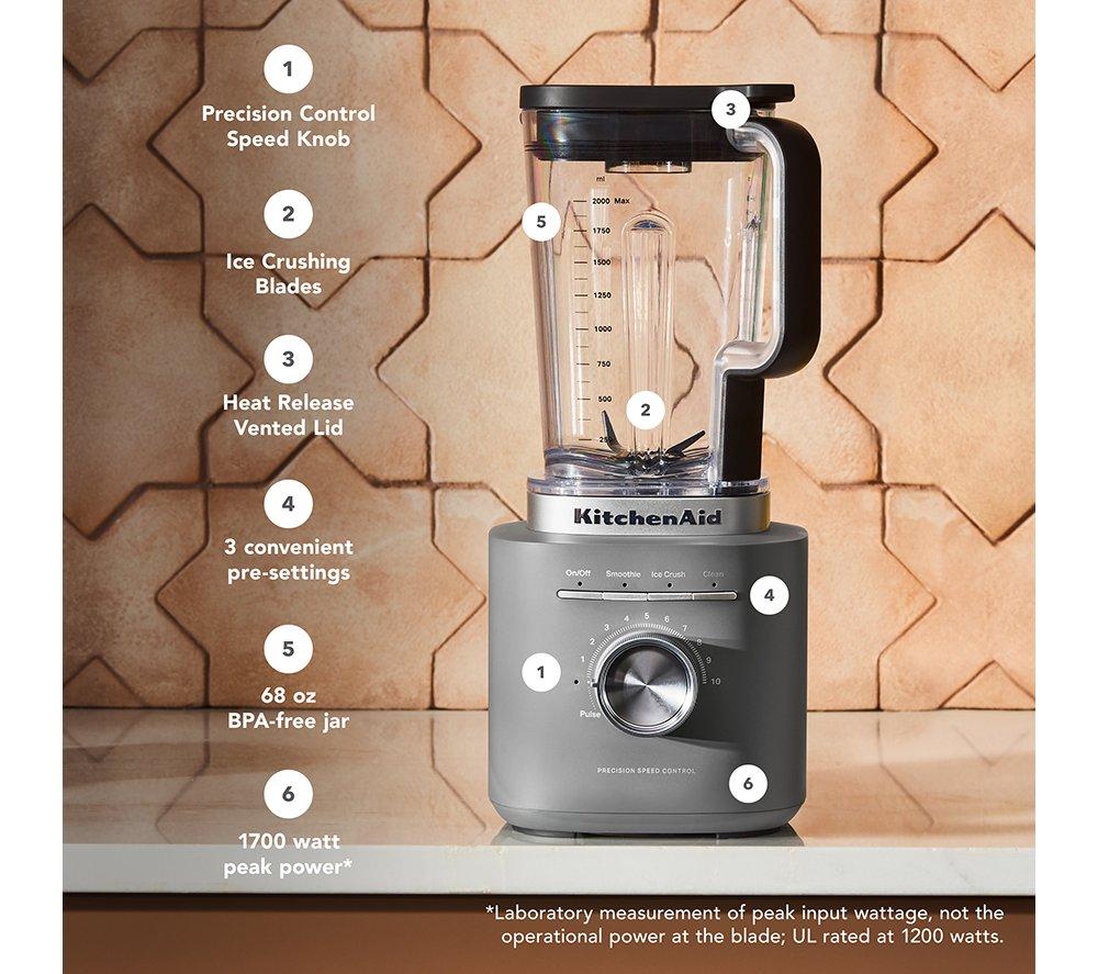 KITCHENAID Pure Power 5KSB2073BDG Blender - Charcoal Grey
