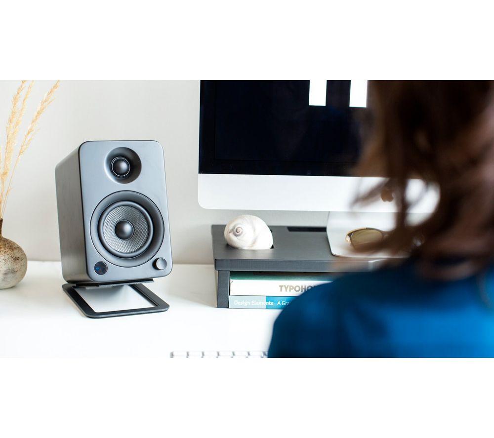 KANTO AUDIO S4 Desktop Speaker Stand - Pack of 2, Black