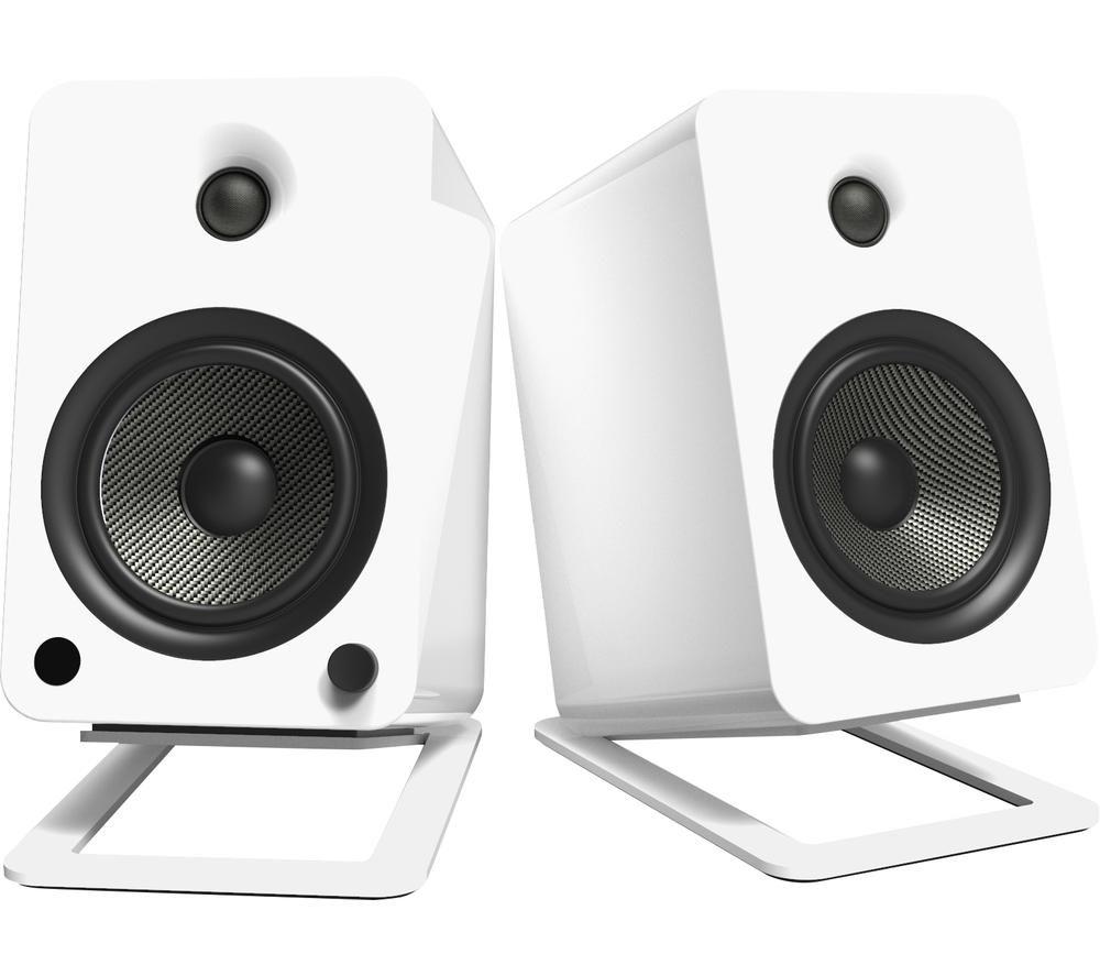 KANTO AUDIO S6 Desktop Speaker Stands – Pack of 2, White