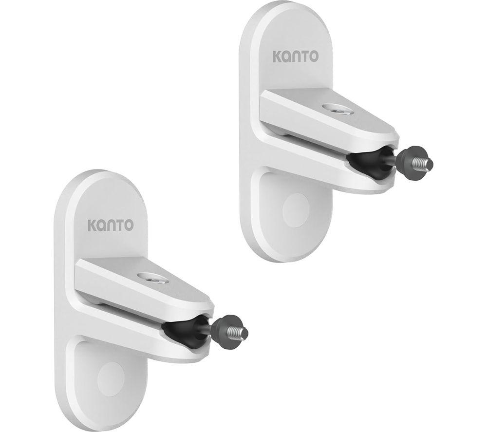 KANTO AUDIO SPW3W Universal Tilt & Swivel Speaker Bracket Pair - White