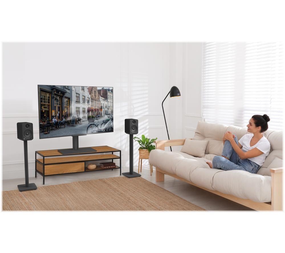 Soporte para altavoz Kanto Audio serie SP SP26PL - Paquete de 2, negro mate